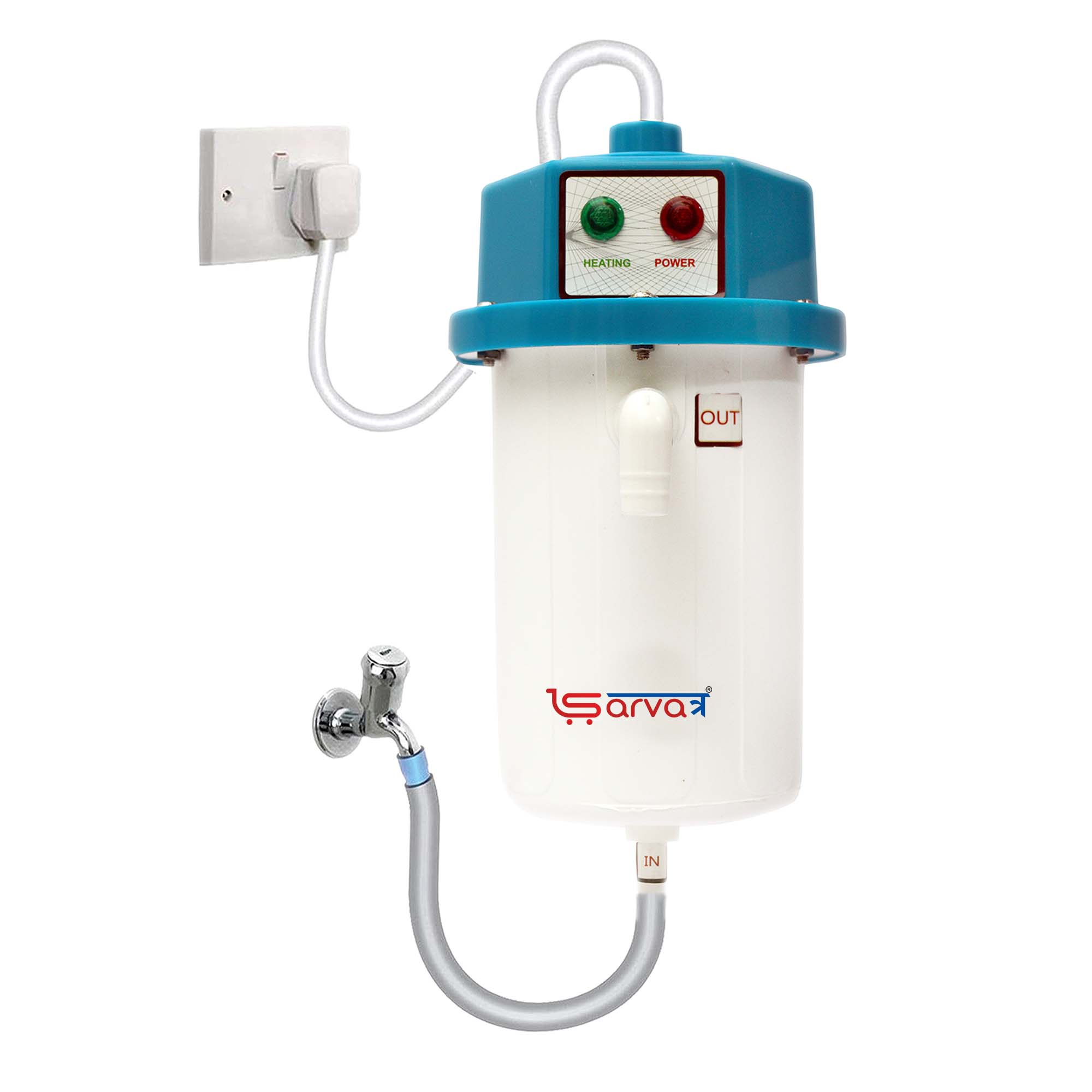 1L Instant Portable Water Heater/Geyser For Use Home, Office Restaurant,  Labs, Clinics, Saloon, Beauty Parlor, Wall Mounting - Sarvatr Store